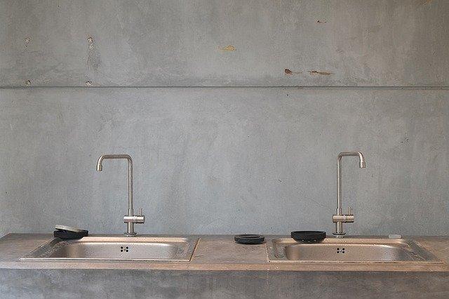 fresh smelling kitchen sink. Simple and ergonomic design